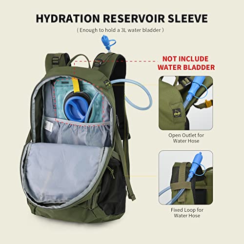 Hiking Backpack for Men Women, 35L Travel Backpack Waterproof Camping Backpack