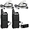 2pcs RT22 Walkie Talkies,Mini 2 Way Radio Rechargeable,VOX Handsfree