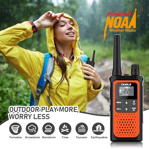 4pcs Rechargeable Walkie Talkies Long Range, Walkie Talkies for Adults