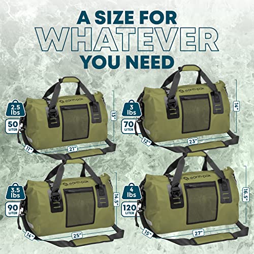 Waterproof Duffel Bag - Heavy Duty Motorcycle Dry Bag with Large Storage Space