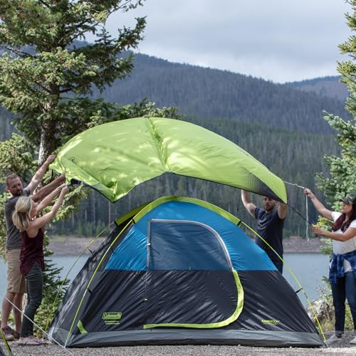 Sundome Dark Room 4/6 Person Tent,Blocks 90% of Sunlight to Keep Inside Cool