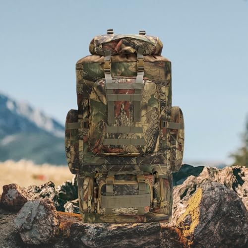 100L Camping Hiking Backpack Molle Rucksack Military Camping Backpacking Daypack