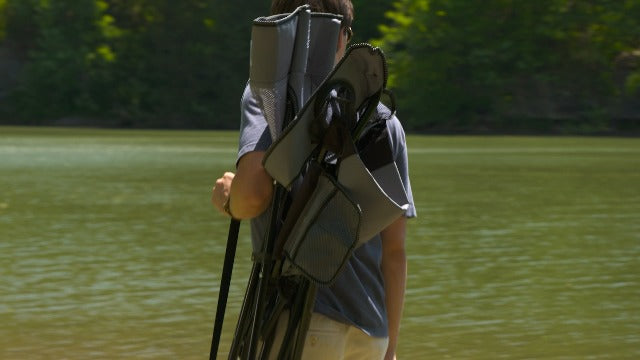 XXL Dual Lock Portable Camping Chair - Supports Up to 400lbs