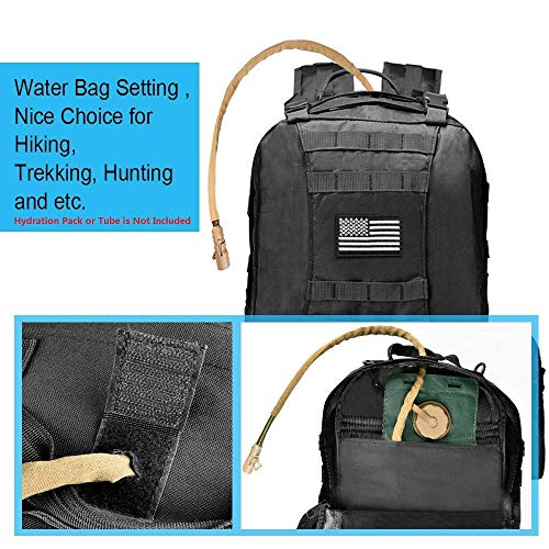 Tactical Backpack Military Army Rucksack 60L Large Assault Pack Detachable Molle Bag