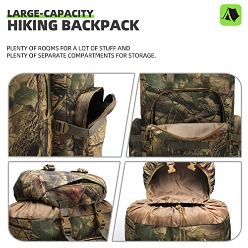100L Camping Hiking Backpack Molle Rucksack Military Camping Backpacking Daypack
