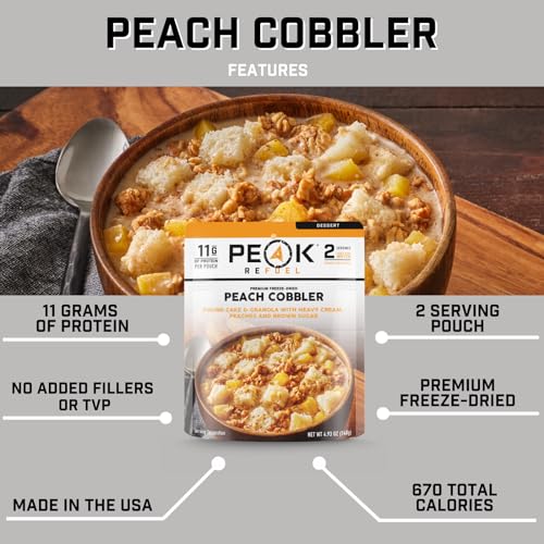 Cobbler|Premium Freeze Dried Backpacking & Camping Food|2 Servings