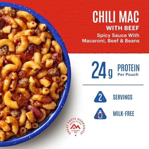 Chili Mac w/ Beef|Freeze Dried Backpacking & Camping Food|2-Servings