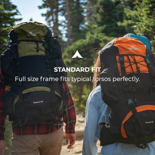 Explorer Internal Frame Backpack with Rain Cover | Hiking, Camping, Backpacking