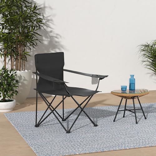 2pcs Foldable Camping Chair, Folding Camp Chairs for Adults
