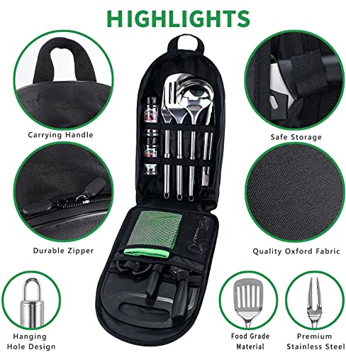 Camping Cookware, Camp Kitchen,Camp Cookware, Camping Utensils Set