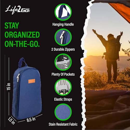 12Pcs Camp Cooking Utensil Set & Outdoor Kitchen Gear Cookware Kit