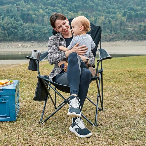 2pcs Camping Chairs,Lawn Chairs Outdoor Sports Chairs,Folding Chair Camping Chairs