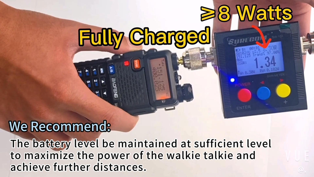 2pcs Radio UV-5R 8W Ham Radio Long Range UV5R Dual Band Handheld Walkie Talkies