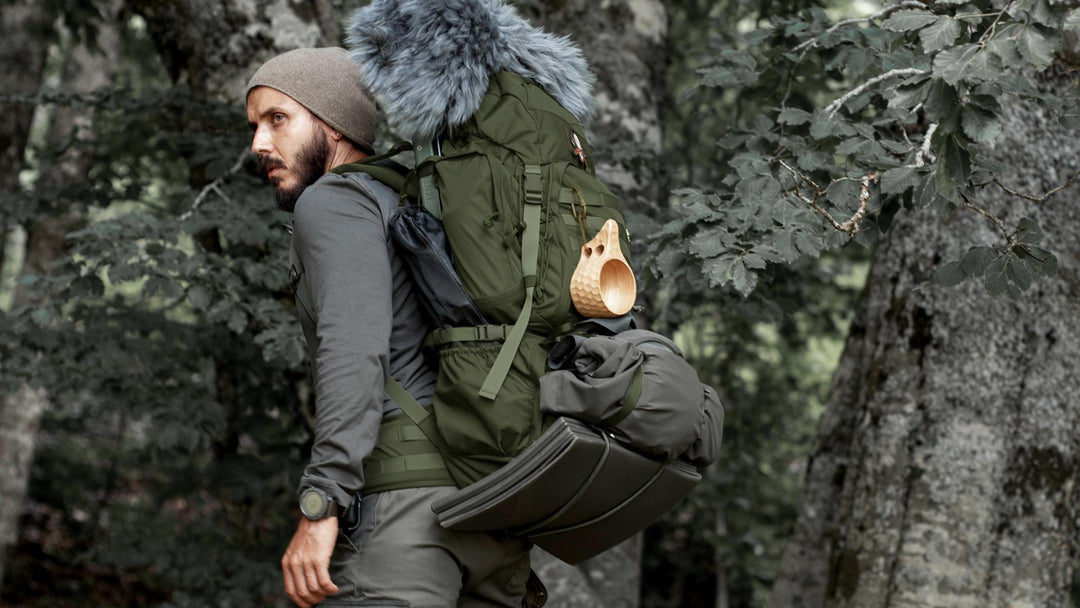 60L Military Internal Frame Backpack for Hiking & Camping | Rucksack with Rain Cover
