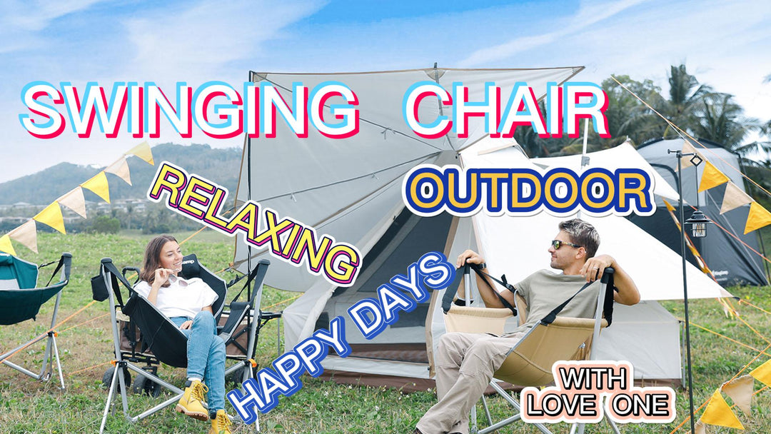 Hammock Camping Chair,Aluminum Alloy Adjustable Back Swinging Chair