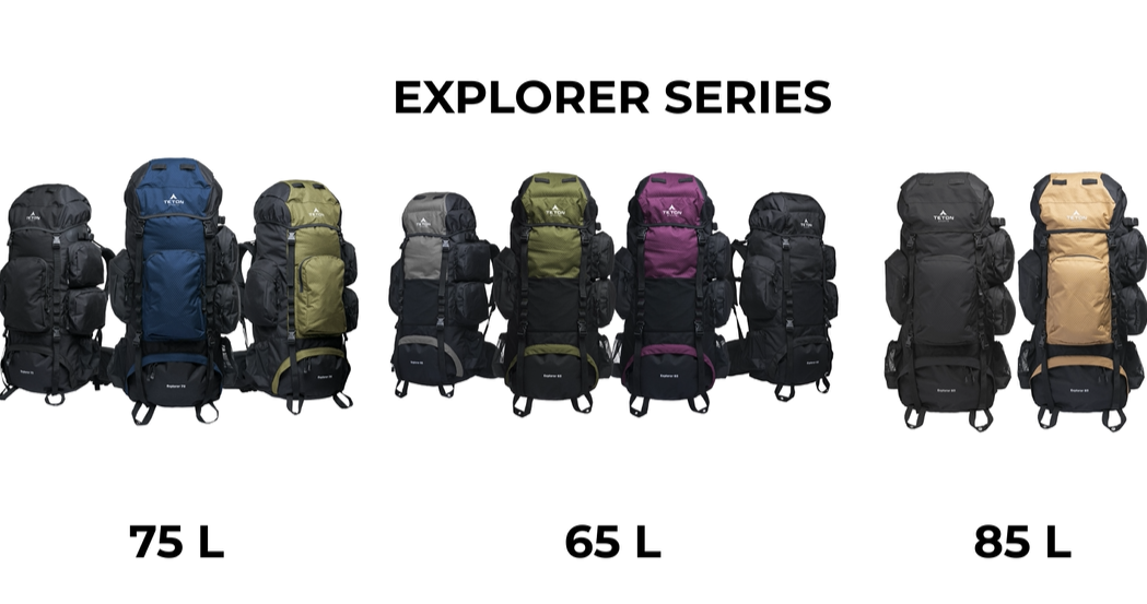 Explorer Internal Frame Backpack with Rain Cover | Hiking, Camping, Backpacking