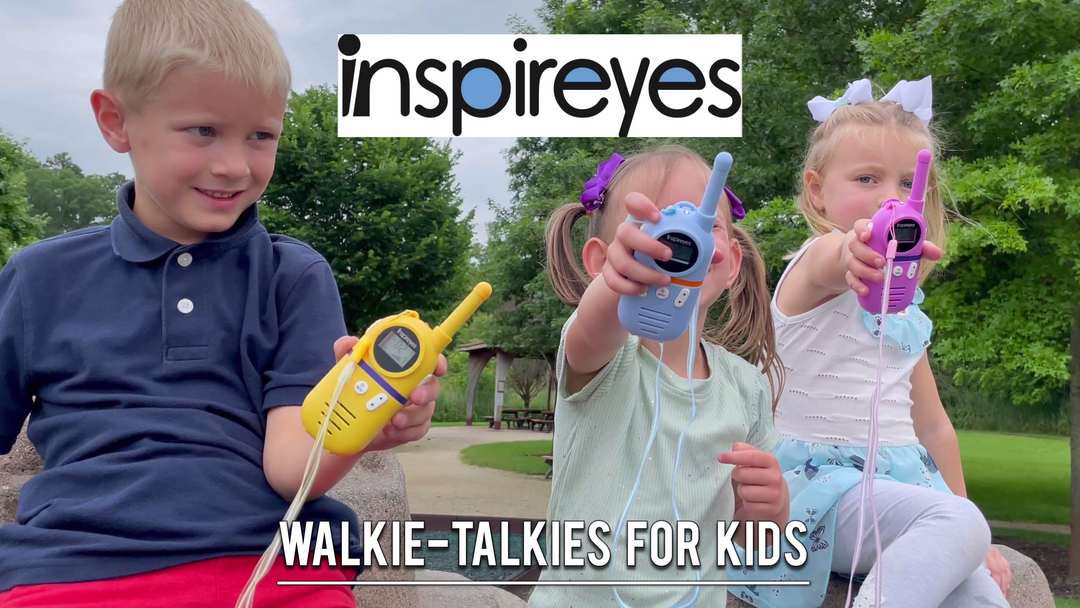 4pcs Walkie Talkies for Kids Rechargeable, Long Range 2 Way Radio